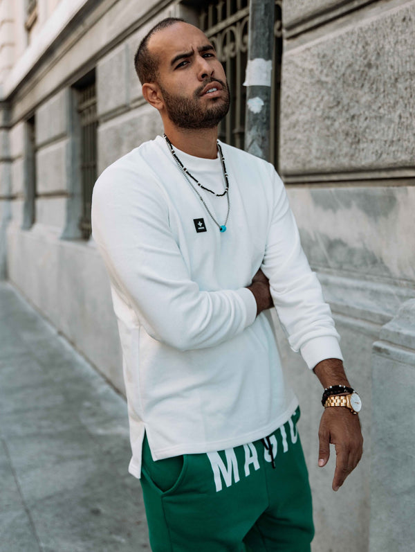 MagicBee Classic Sweatshirt - White