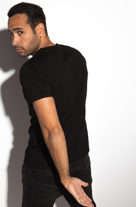 MagicBee Splashed Logo Tee - Neon Black - magicbee-clothing