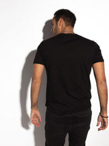 MagicBee Gold Embroidered Tee - Black - magicbee-clothing