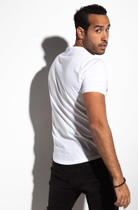 MagicBee Baroque Logo Tee - White - magicbee-clothing