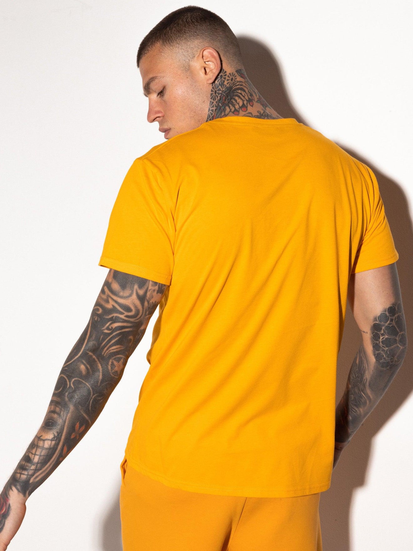 MagicBee Printed Logo Tee - Orange - magicbee-clothing