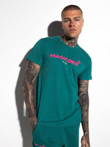 MagicBee Printed Logo Tee - Petrol - magicbee-clothing
