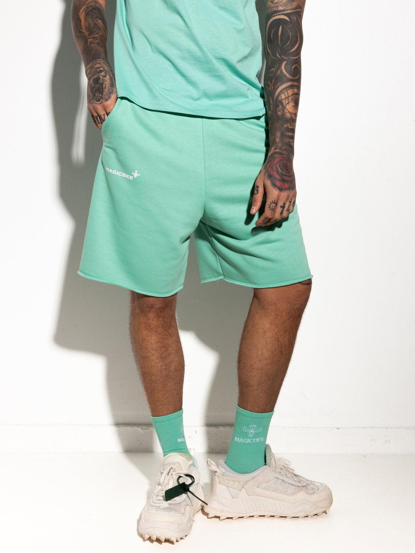 MagicBee Printed Logo Shorts - Veraman - magicbee-clothing