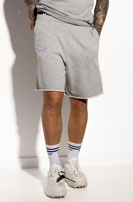 MagicBee Printed Logo Shorts - Grey - magicbee-clothing
