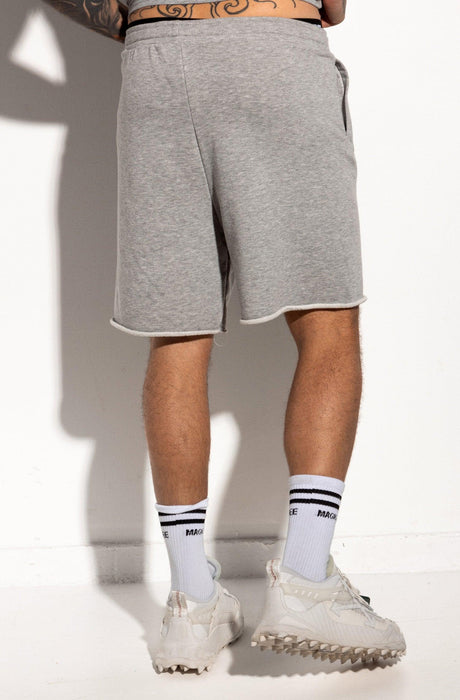 MagicBee Printed Logo Shorts - Grey - magicbee-clothing