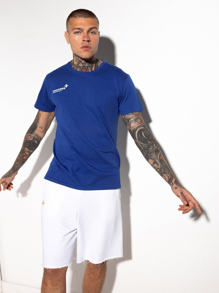 MagicBee Back Glossy Logo Tee - Royal Blue - magicbee-clothing