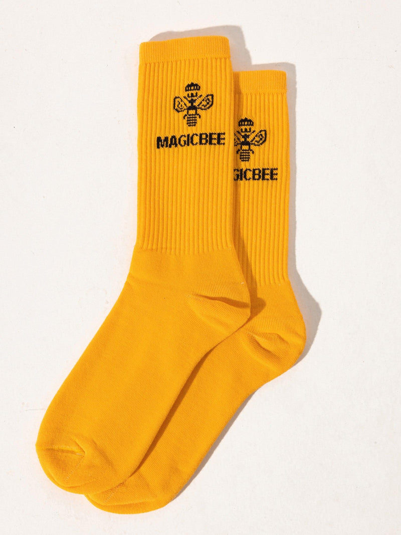 MagicBee Logo Socks - Orange - magicbee-clothing